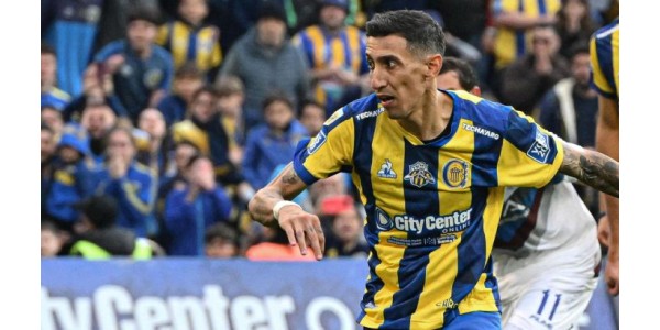 Ángel Di María ajudou o Rosario Central a conquistar o título de campeão